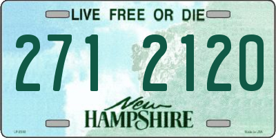NH license plate 2712120