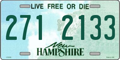 NH license plate 2712133