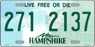 NH license plate 2712137