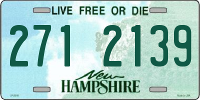 NH license plate 2712139