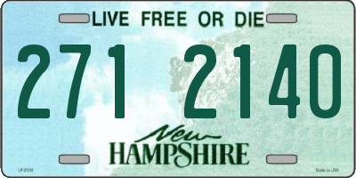 NH license plate 2712140