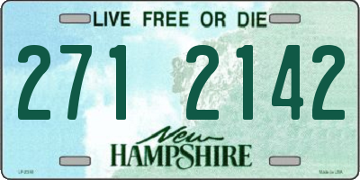 NH license plate 2712142