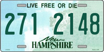 NH license plate 2712148