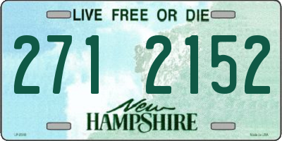 NH license plate 2712152