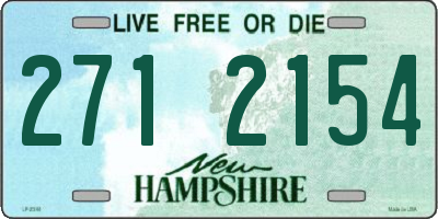 NH license plate 2712154