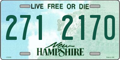 NH license plate 2712170