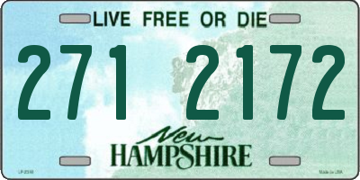 NH license plate 2712172