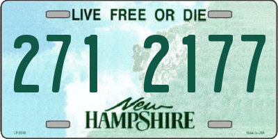 NH license plate 2712177