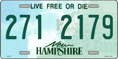 NH license plate 2712179