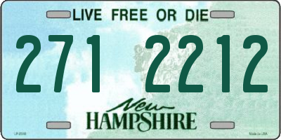 NH license plate 2712212