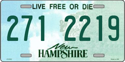 NH license plate 2712219
