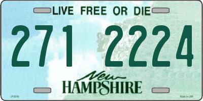 NH license plate 2712224
