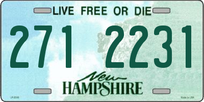 NH license plate 2712231