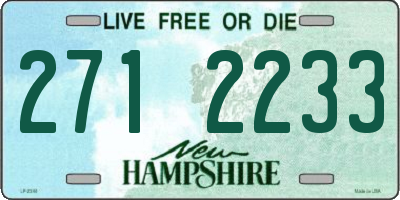 NH license plate 2712233