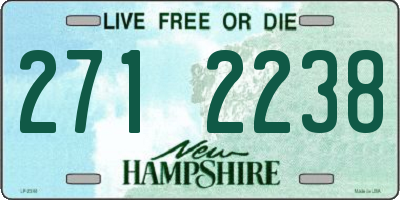 NH license plate 2712238