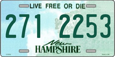 NH license plate 2712253