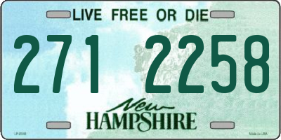 NH license plate 2712258