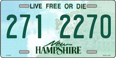 NH license plate 2712270