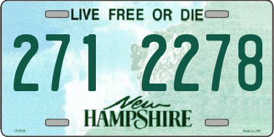 NH license plate 2712278