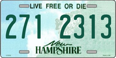 NH license plate 2712313