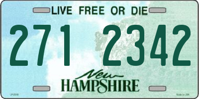 NH license plate 2712342