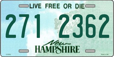 NH license plate 2712362