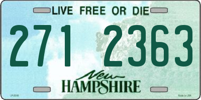 NH license plate 2712363