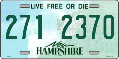 NH license plate 2712370