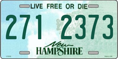 NH license plate 2712373