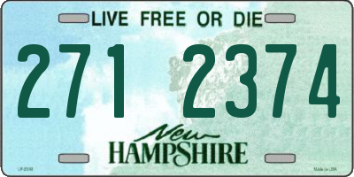 NH license plate 2712374
