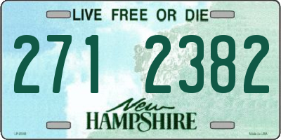 NH license plate 2712382