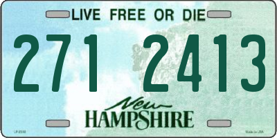 NH license plate 2712413