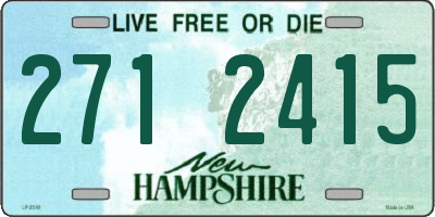 NH license plate 2712415