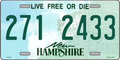 NH license plate 2712433