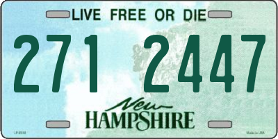 NH license plate 2712447