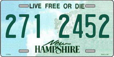NH license plate 2712452