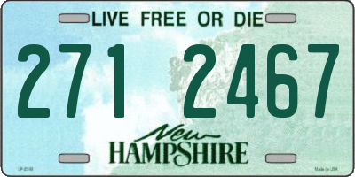 NH license plate 2712467