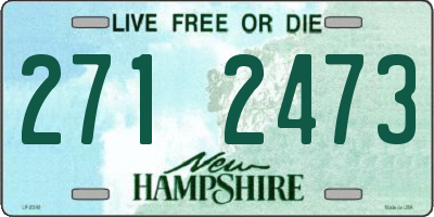 NH license plate 2712473