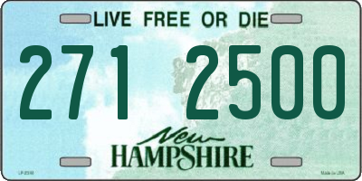 NH license plate 2712500