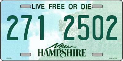 NH license plate 2712502