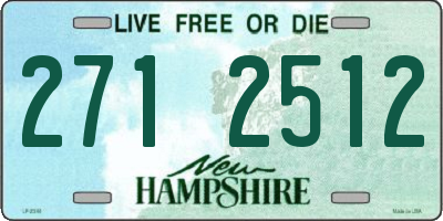 NH license plate 2712512