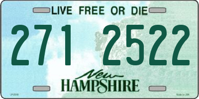 NH license plate 2712522