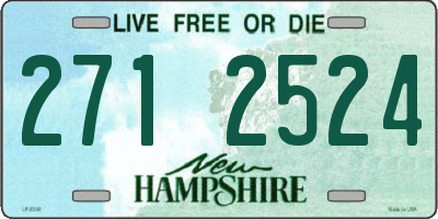NH license plate 2712524
