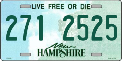 NH license plate 2712525