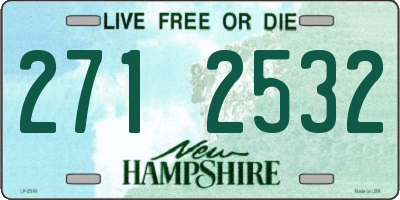 NH license plate 2712532