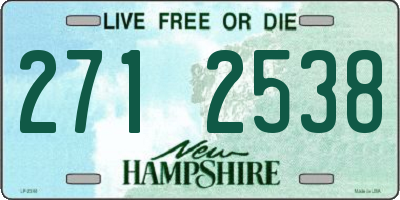 NH license plate 2712538