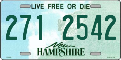 NH license plate 2712542