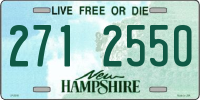 NH license plate 2712550