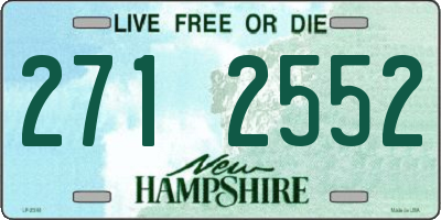 NH license plate 2712552