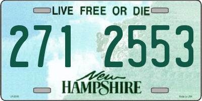 NH license plate 2712553